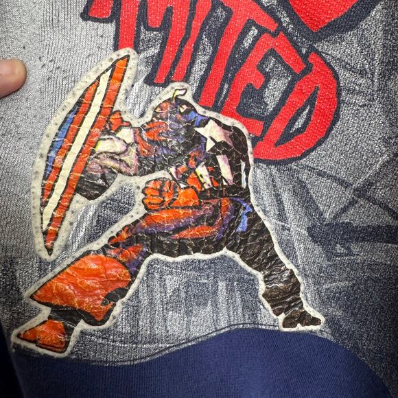 Vintage Ecko Unltd Marvel 2001 Comics Captain America Graphic Sweatshirt Size XL - Picture 11 of 15